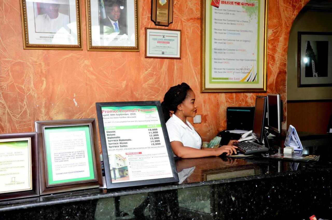 Terrace Green Hotels & Suite Lagos Buitenkant foto